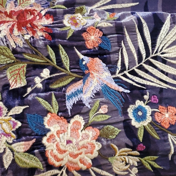 Johnny Was Kasumi Velvet boxy shirt - Picture 5 of 8